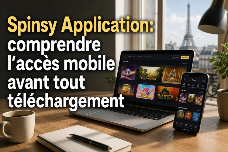 Spinsy Application: comprendre l’accès mobile avant tout téléchargement