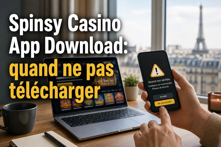 Spinsy Casino App Download: quand ne pas télécharger